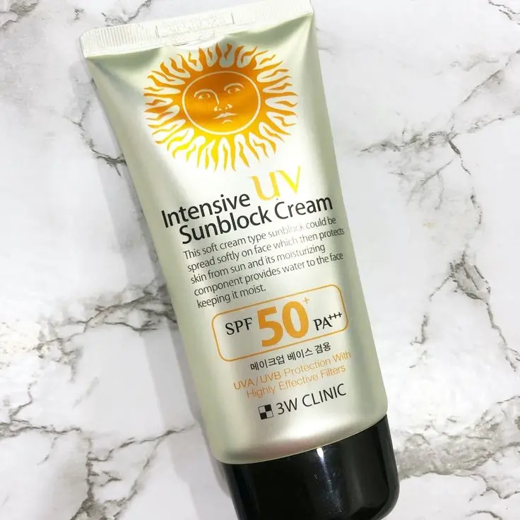 sunblock cream